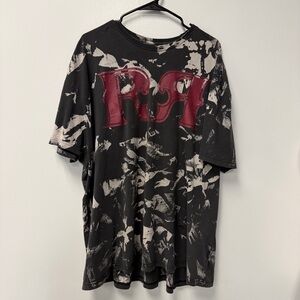 Rock revival men’s Size 3XL Black Red Tan distressed Short Sleeve